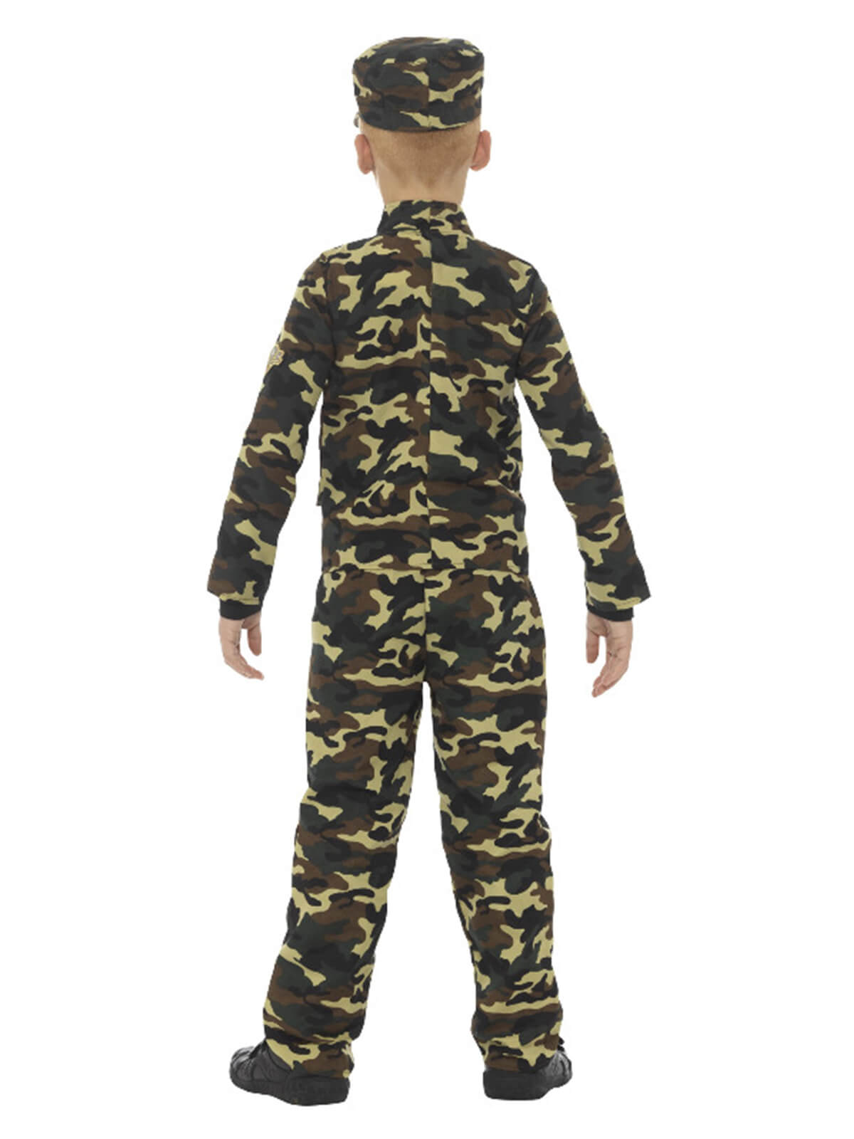 Camouflage Military Boy Costume, Green