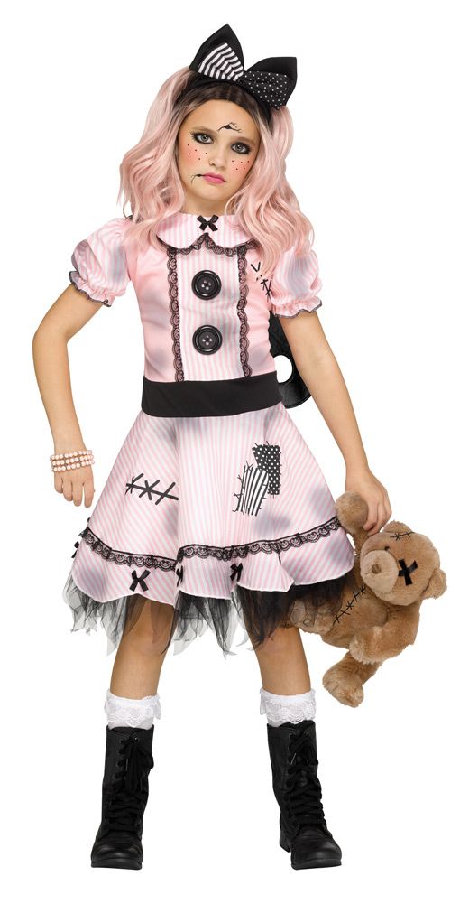 Wind-Up Dolly Child Costume