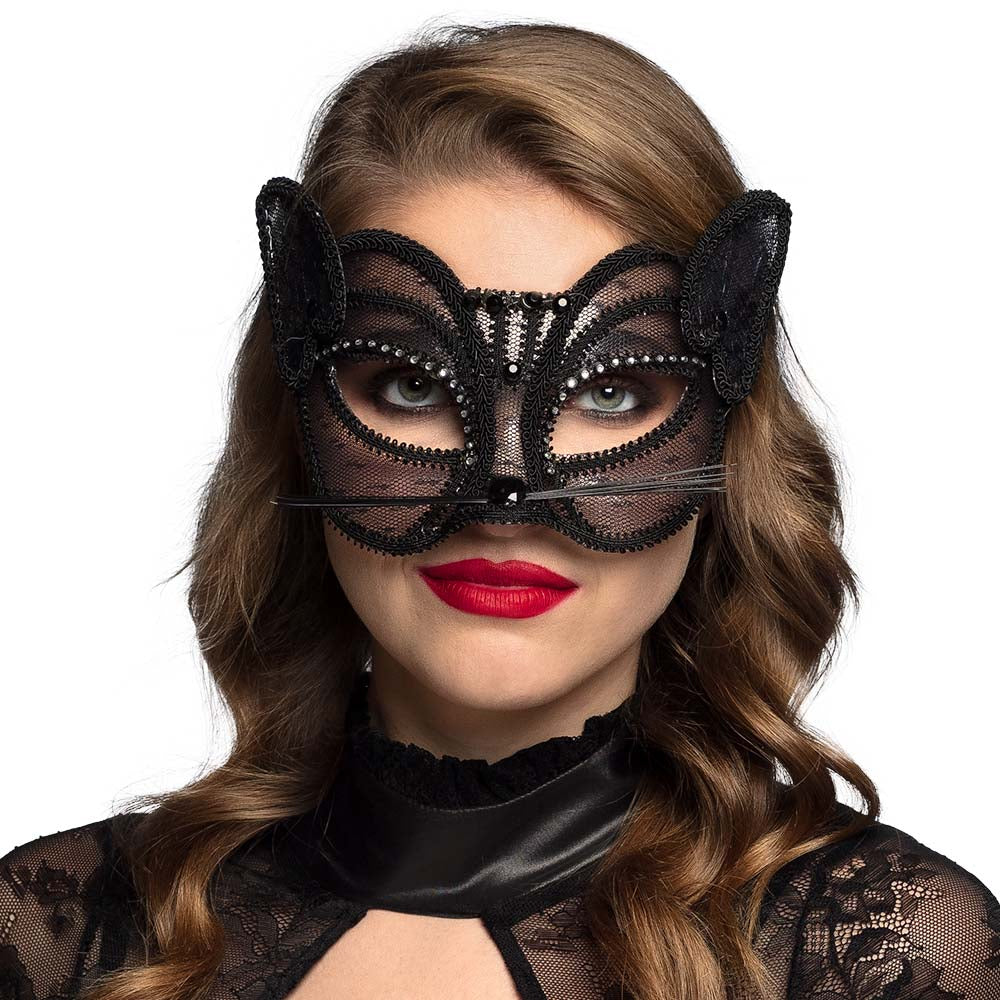 Masquerade lace Cat Mask Deluxe