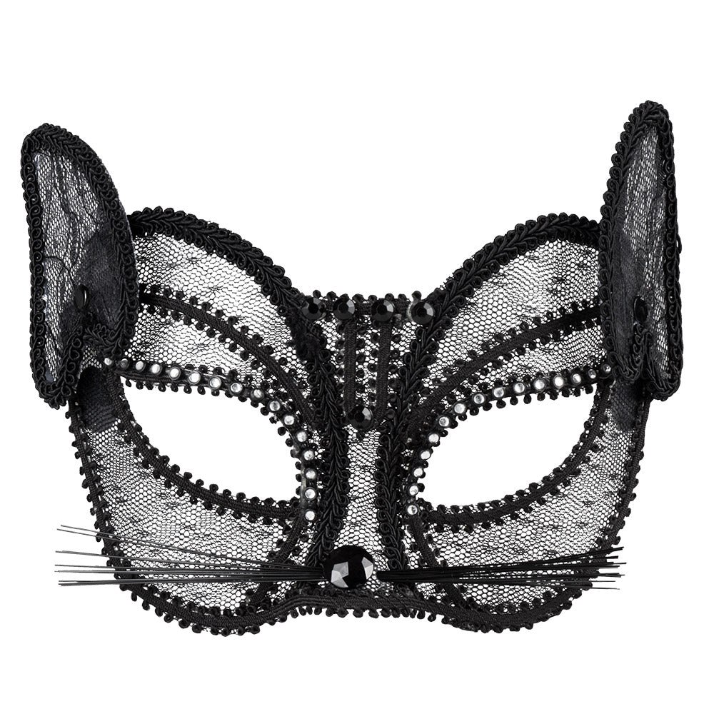 Masquerade lace Cat Mask Deluxe