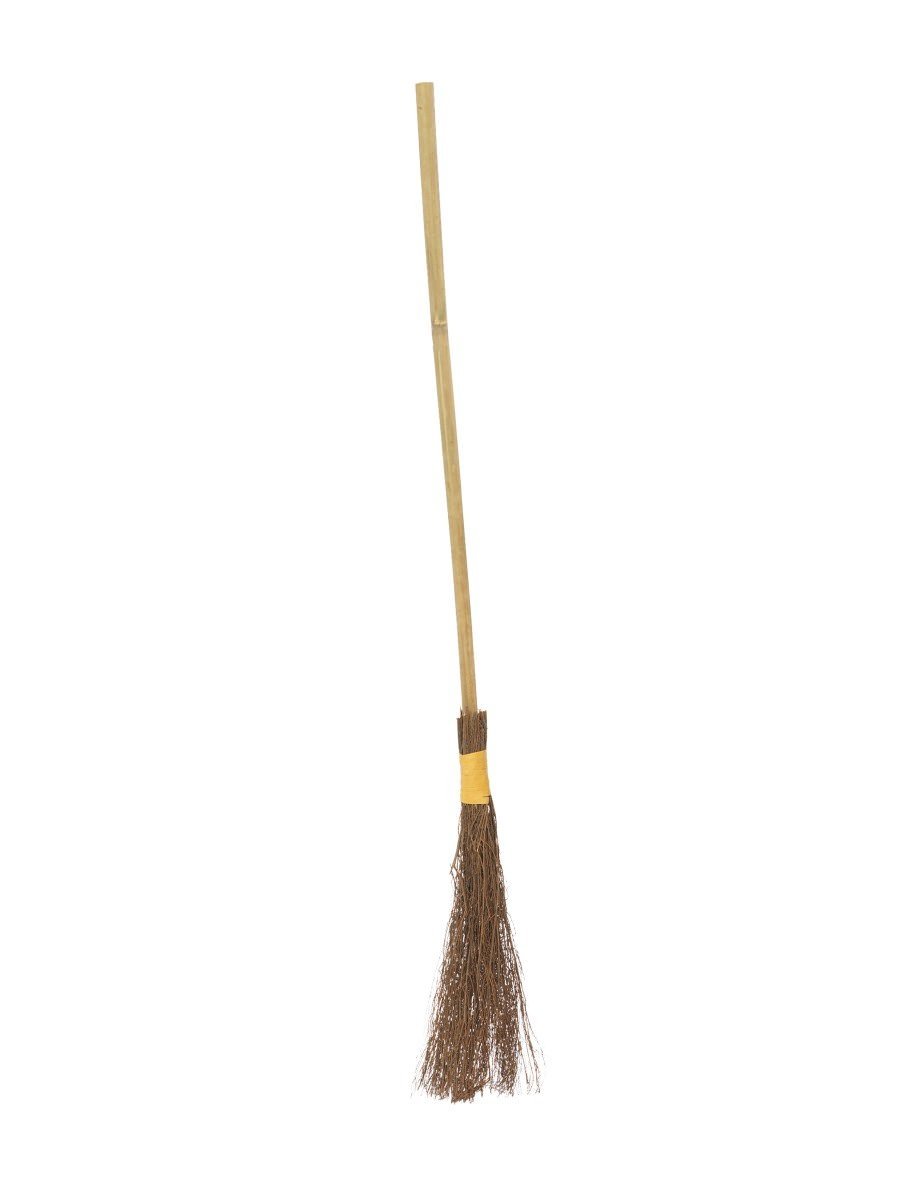 Authentic Witch's Broom Stick, Brown