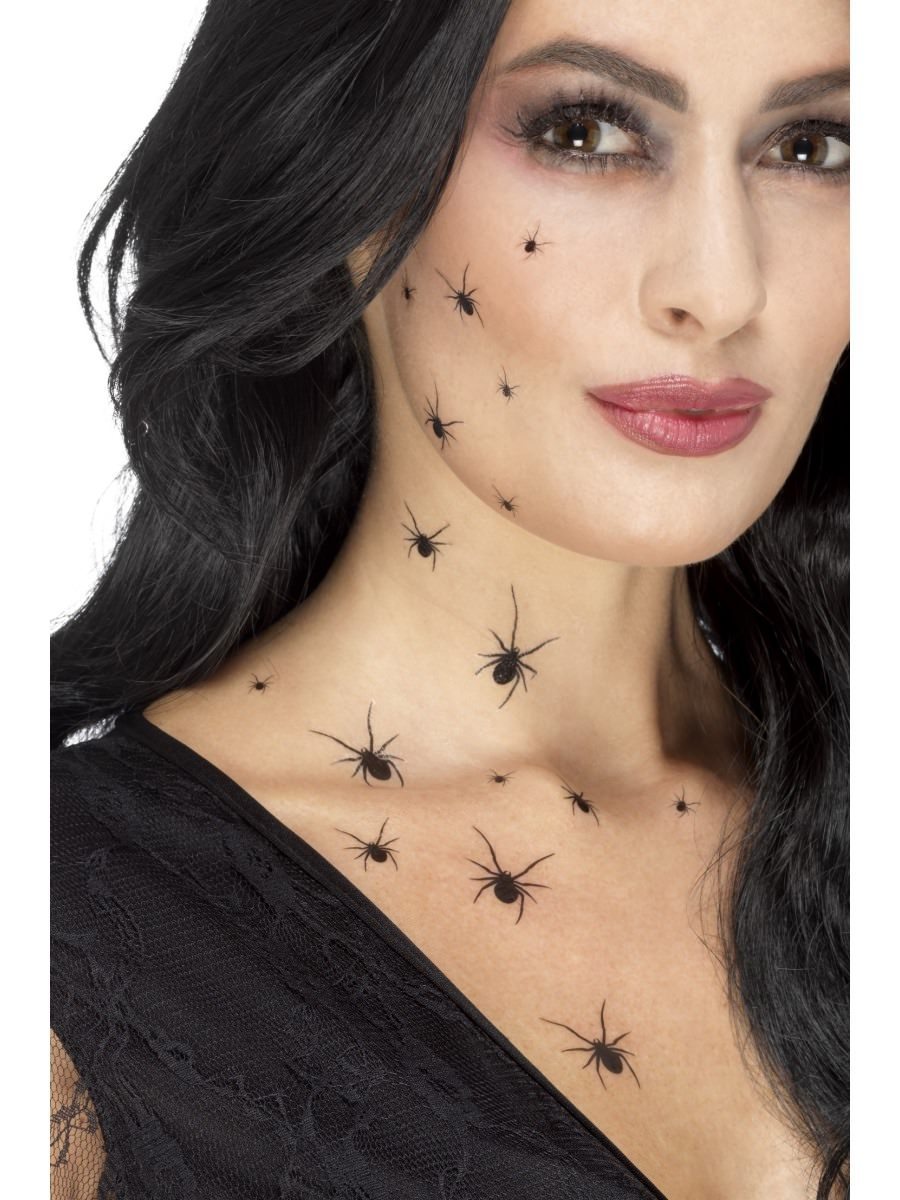 Smiffys Make-Up FX, Crawling Spider Transfers