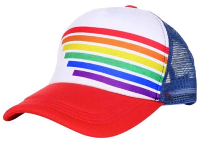 Pride Trucker Cap Hat white