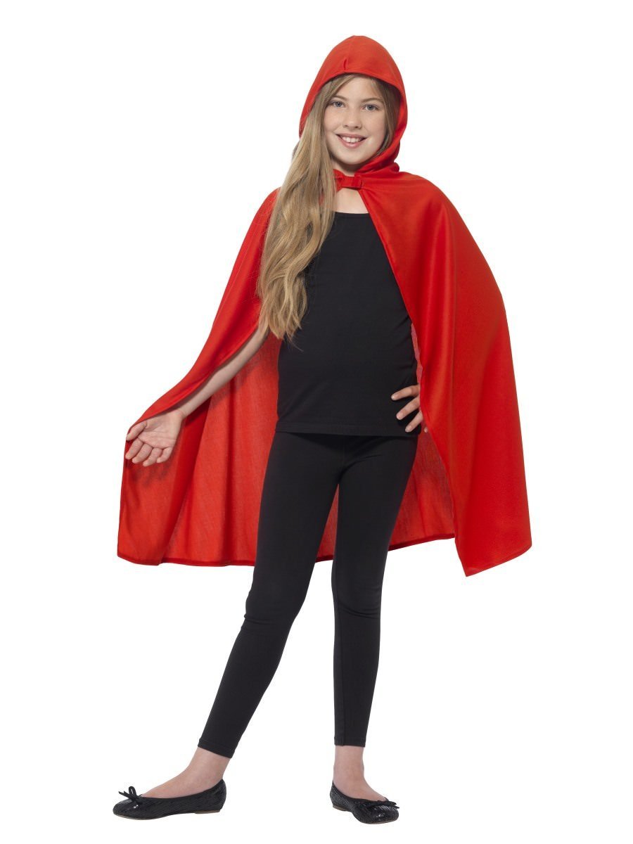 Hooded Cape, Red