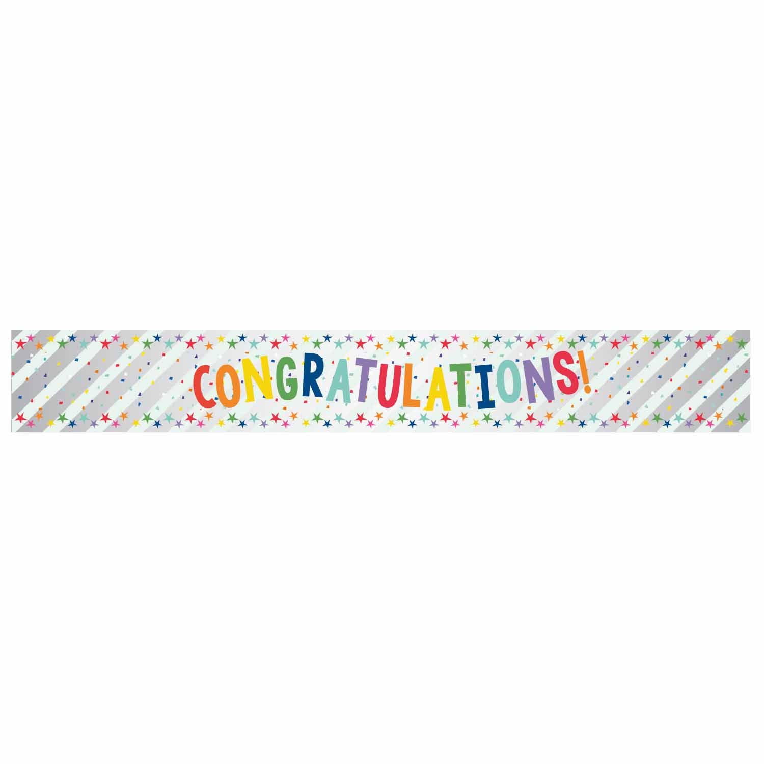 Congratulations Foil Banner