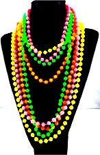 Pack of 4, Neon Necklaces