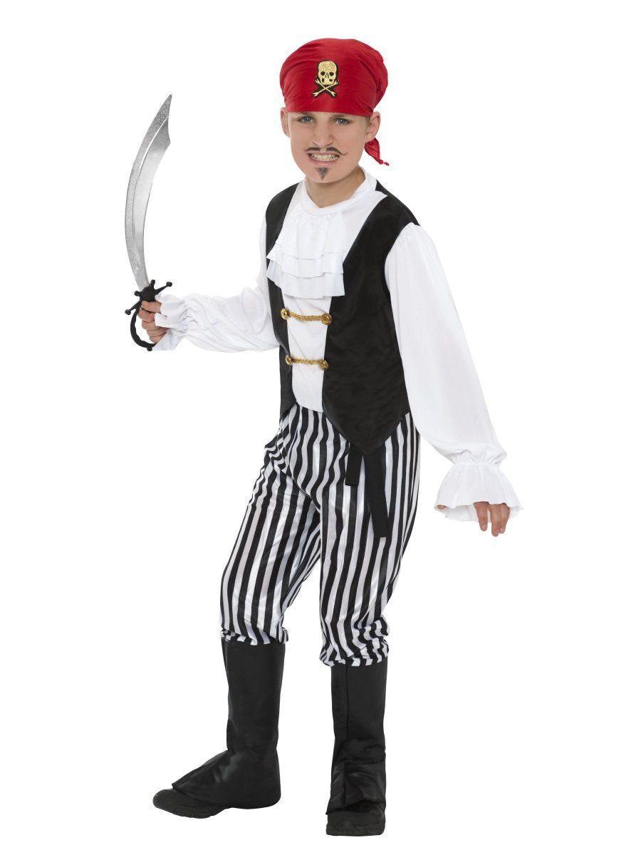 Pirate Costume, Black & White