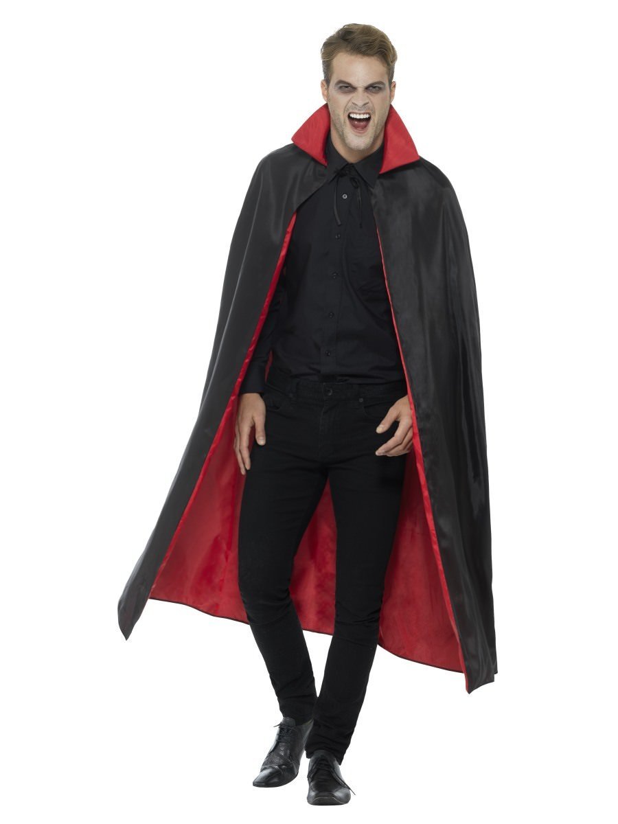 Reversible Vampire Cape, Black & Red