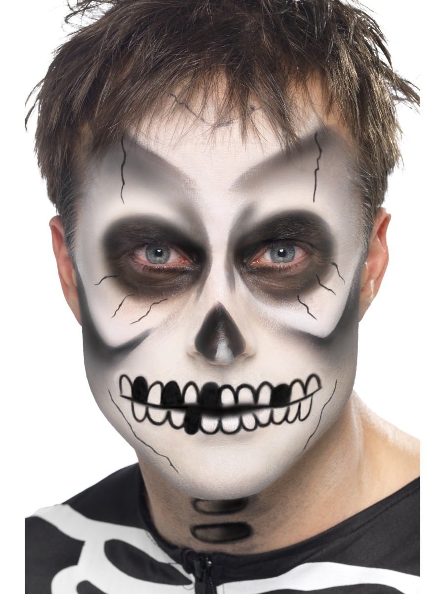 Smiffys Make-Up FX, Skeleton Kit, Black & White