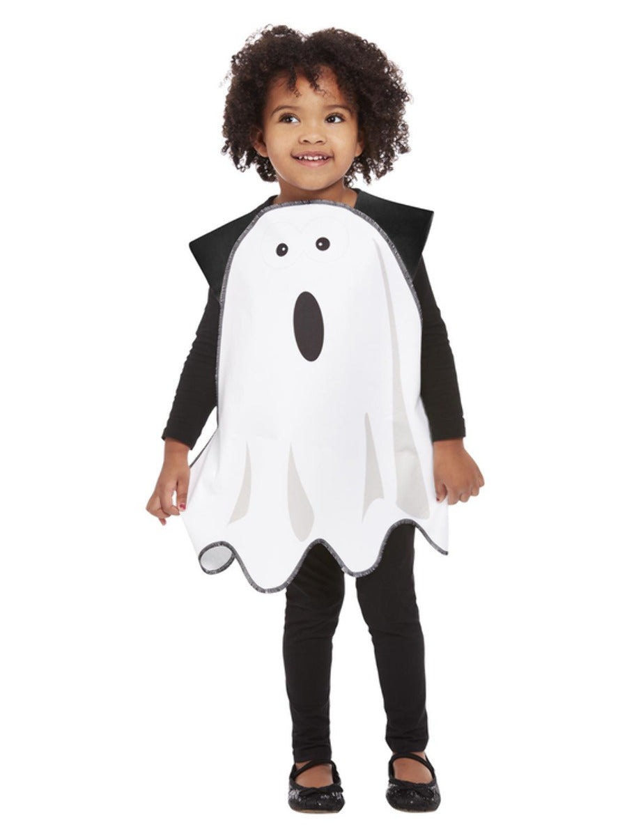 Toddler Unisex Ghost Tabard, White