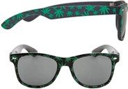 Ganja Leaf Print Sunglasses