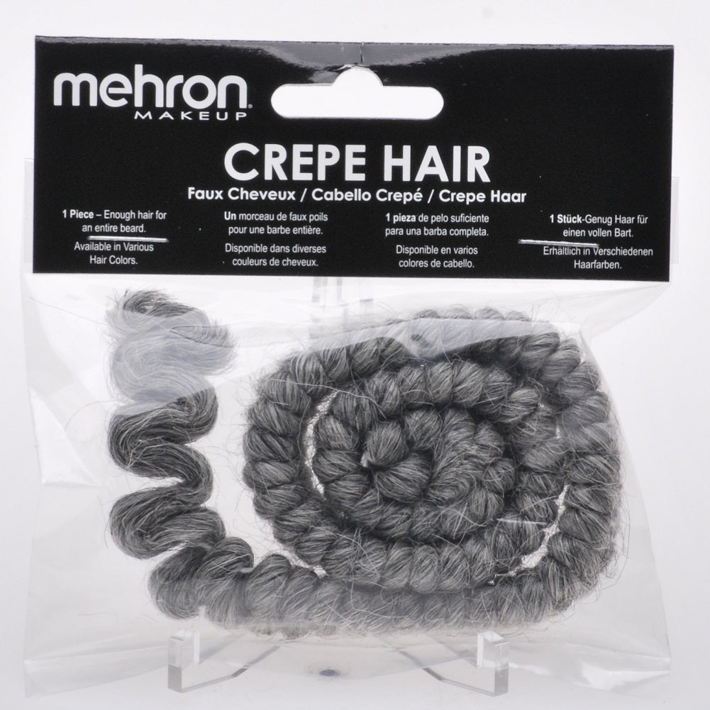 Crepe Hair - Medium Grey