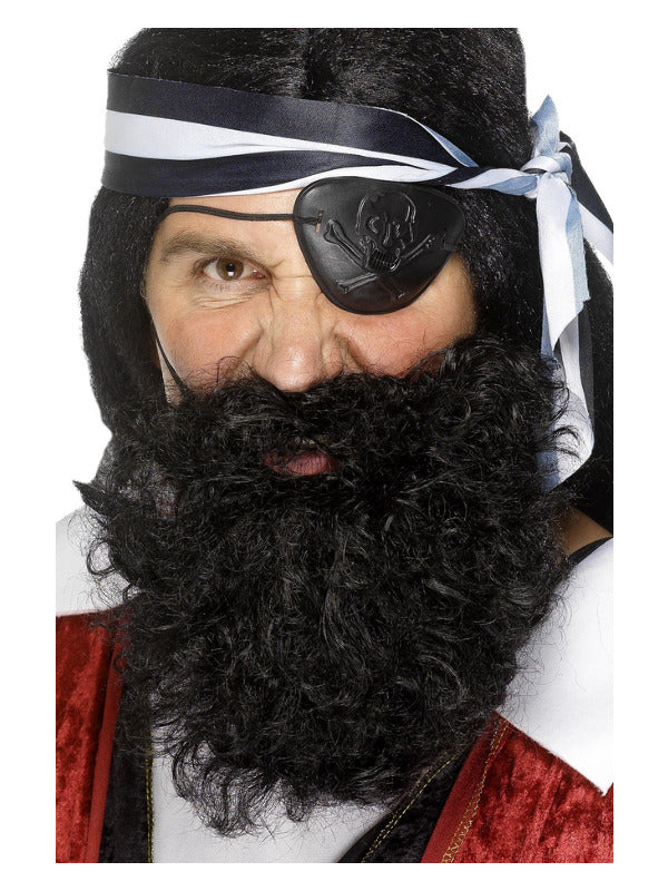 Black Deluxe Pirate Beard