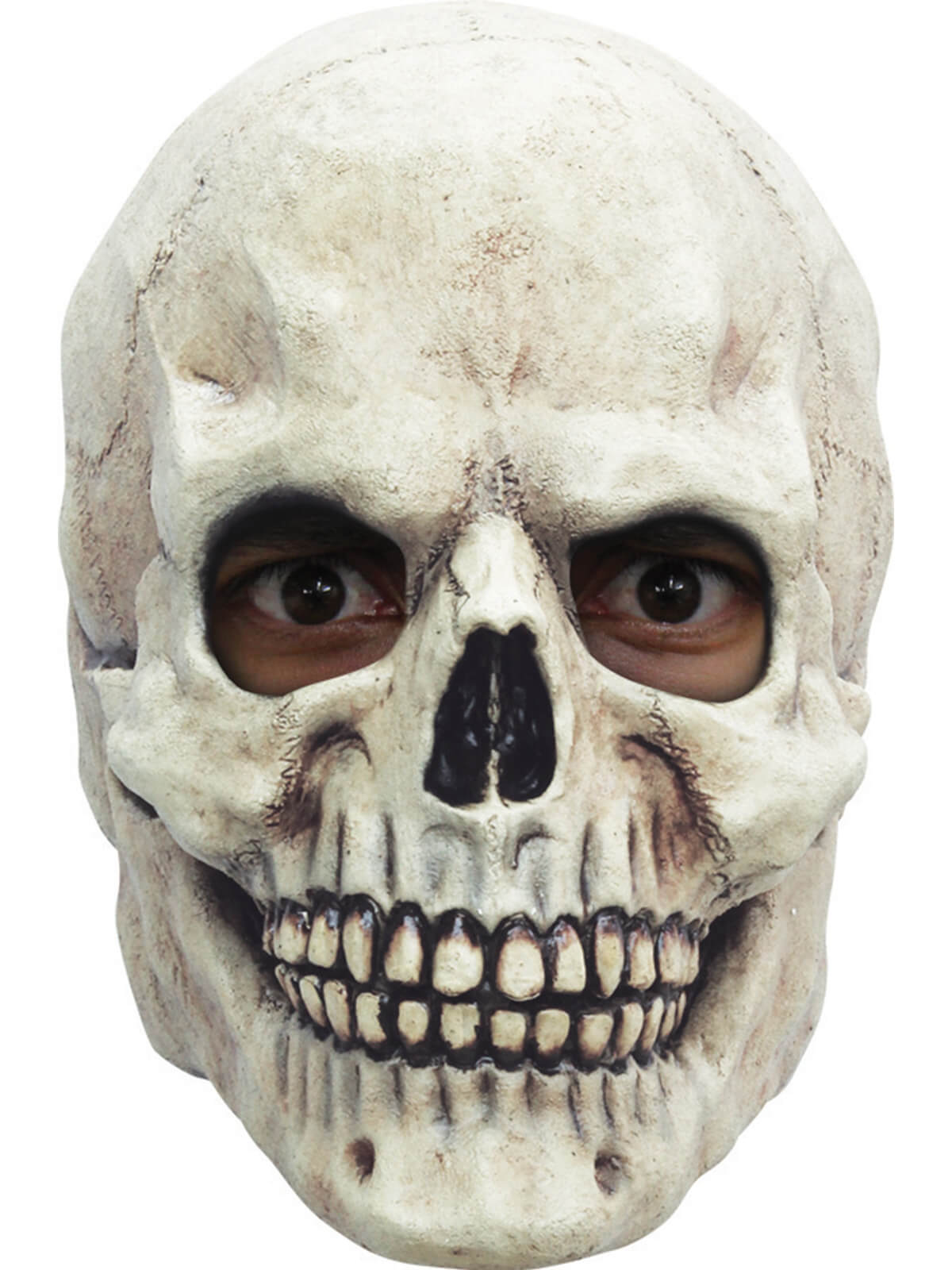 White Skull Overhead Mask