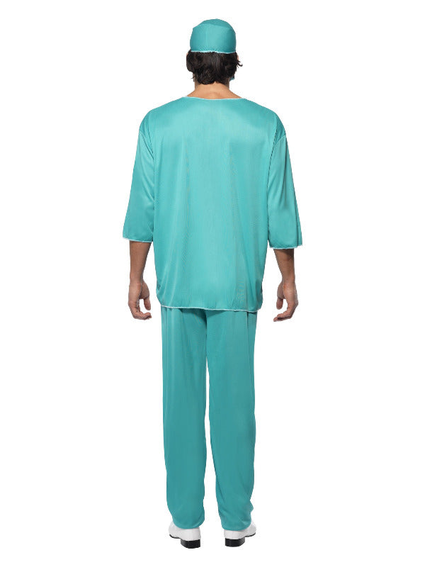 adult surgeon costume back view
