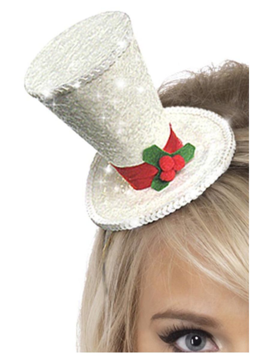 Mini White Top Hat