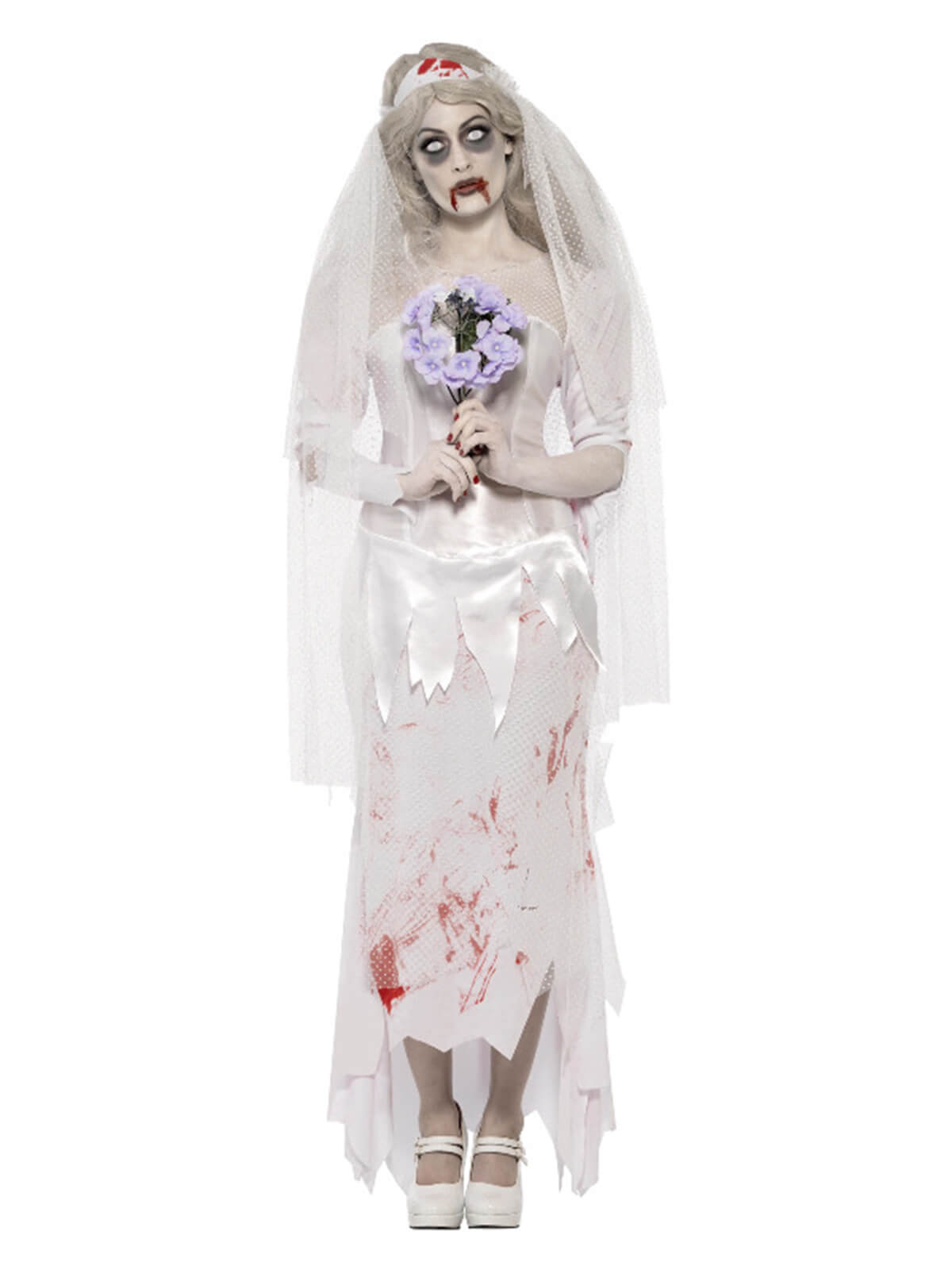 zombie bride halloween costume for women
