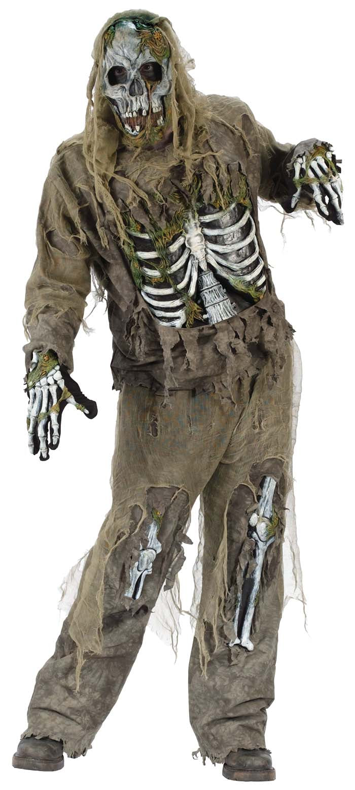 skeleton zombie adult halloween costume