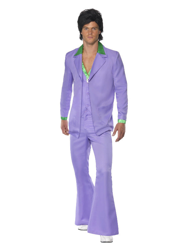 70s Suit Halloween Costume Lavender