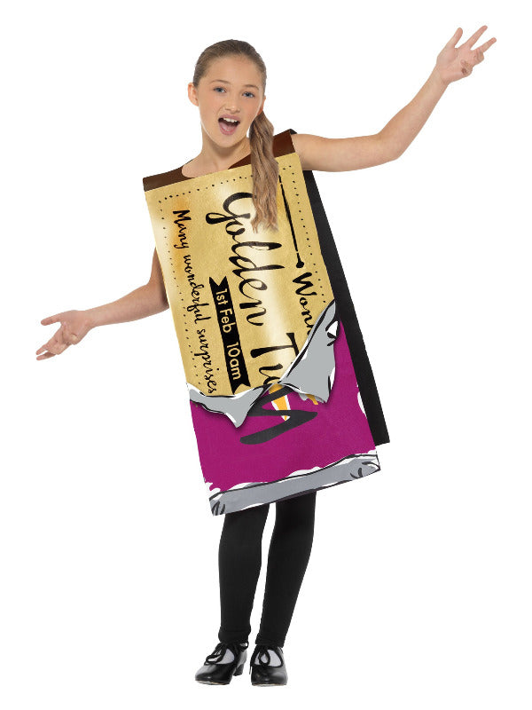 Roald Dahl Winning Wonka Bar Halloween Costume