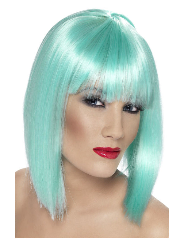 Glam Wig, Neon Aqua