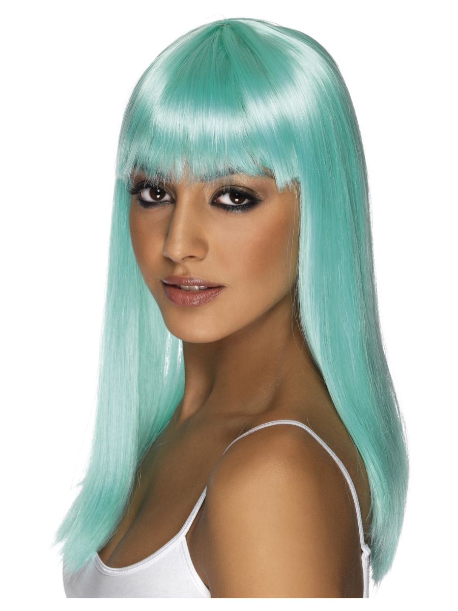 Glamourama Wig, Neon Aqua