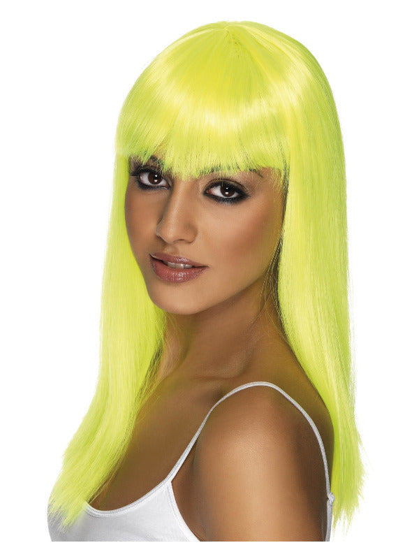 Glamourama Wig, Neon Yellow