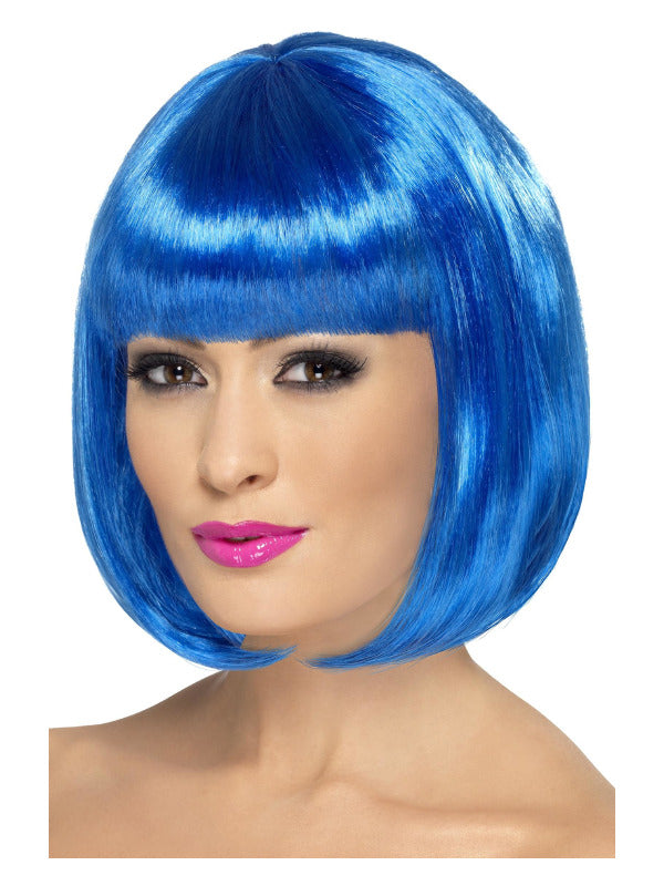 Blue Partyrama Wig, 12 inch