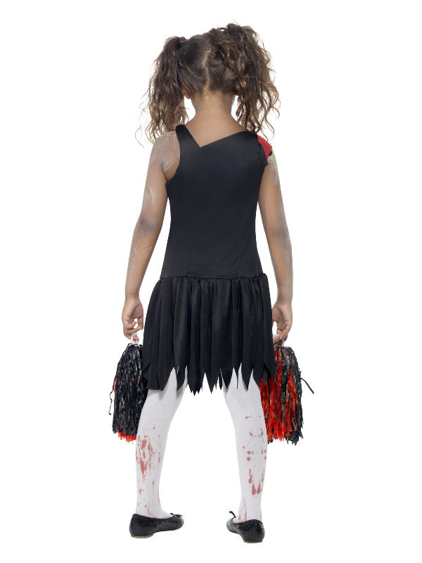 zombie cheerleader girls halloween costume back view