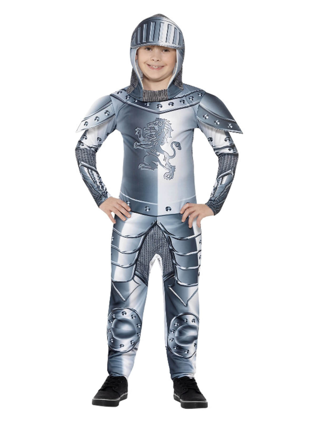 Deluxe Armoured Knight Costume, Grey