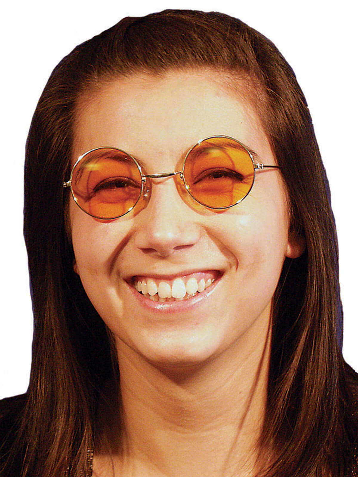 Orange Lennon Glasses
