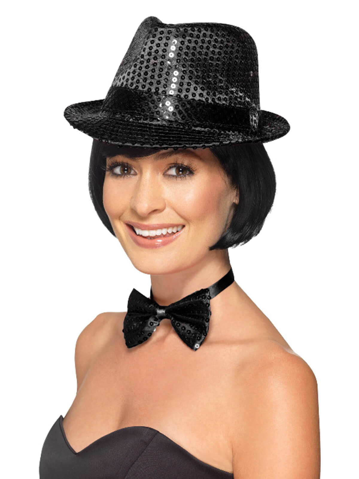 Sequin Trilby Hat