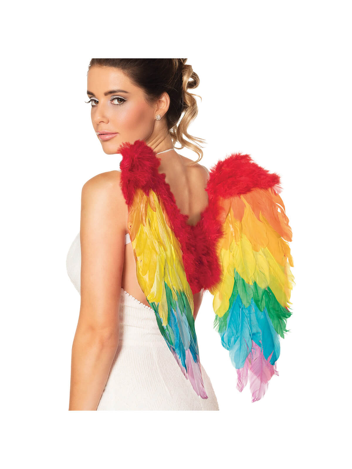 Rainbow Foldable Angel Wings (50 x 50 cm)