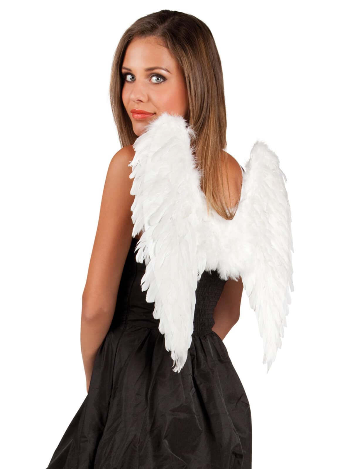 White Feather Angel Wings 50x50cm (Foldable)