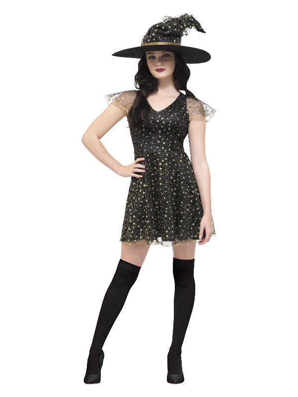 Fever Moon & Stars Witch Costume & Gold