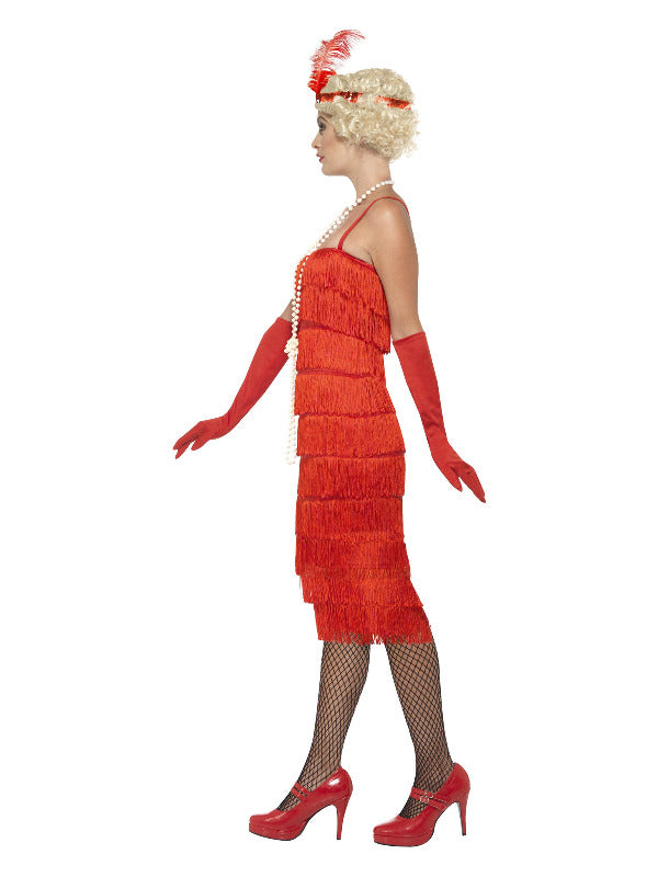 Flapper Halloween Costume Red