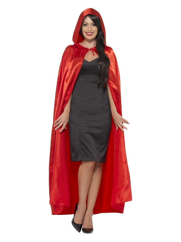 Satin Hooded Cape