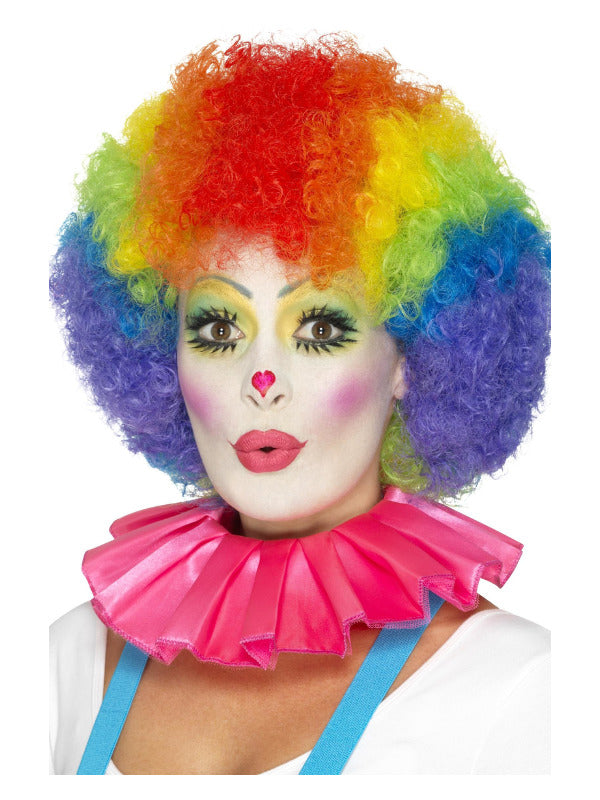 Clown Neck Ruffle - Pink
