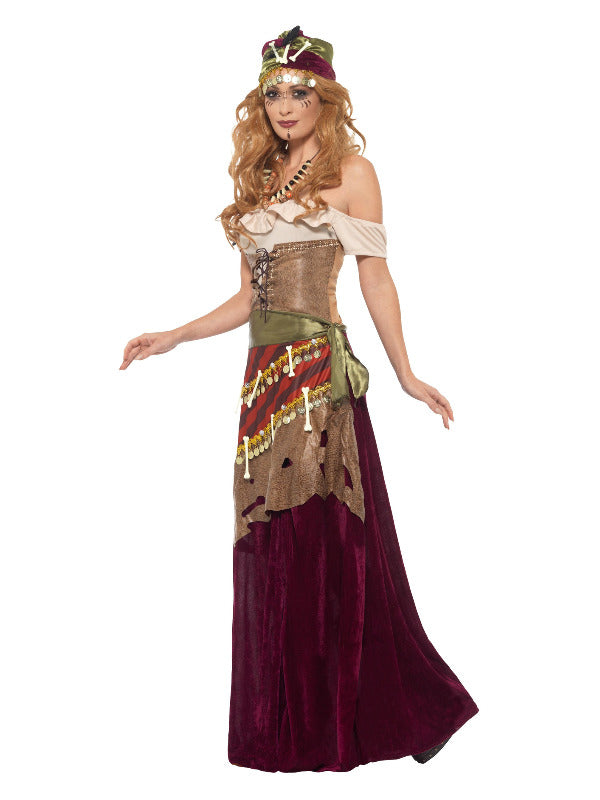Deluxe Voodoo Priestess Halloween Costume