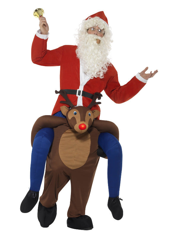 Piggyback Reindeer Rudolf Costume