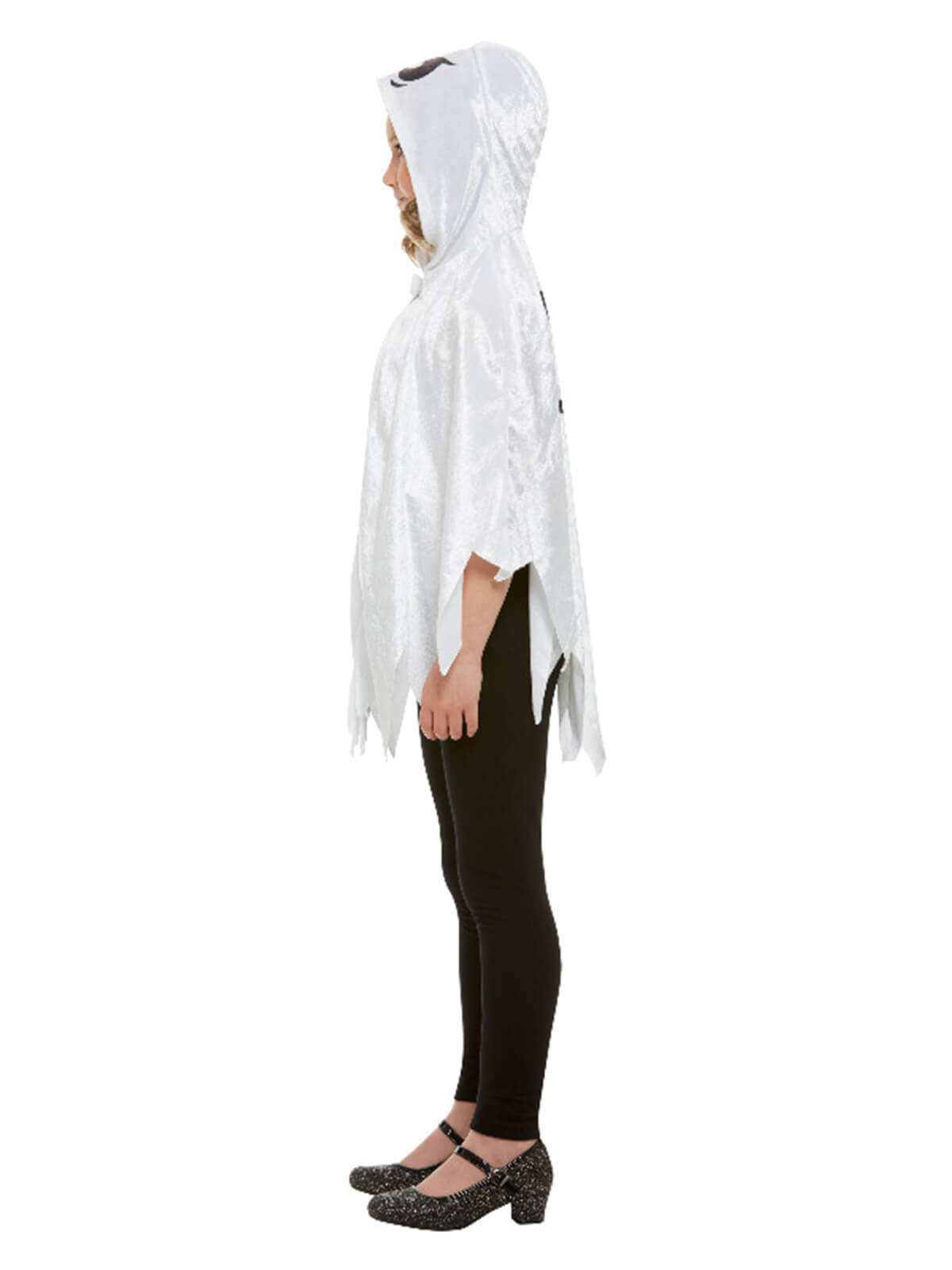 Ghost Hooded Cape, White Halloween Costume