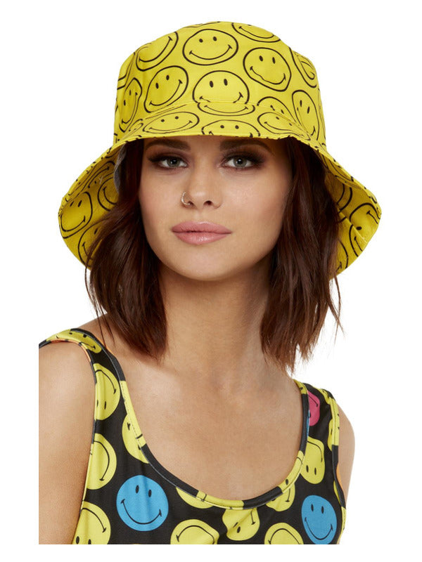 Smiley Printed Bucket Hat