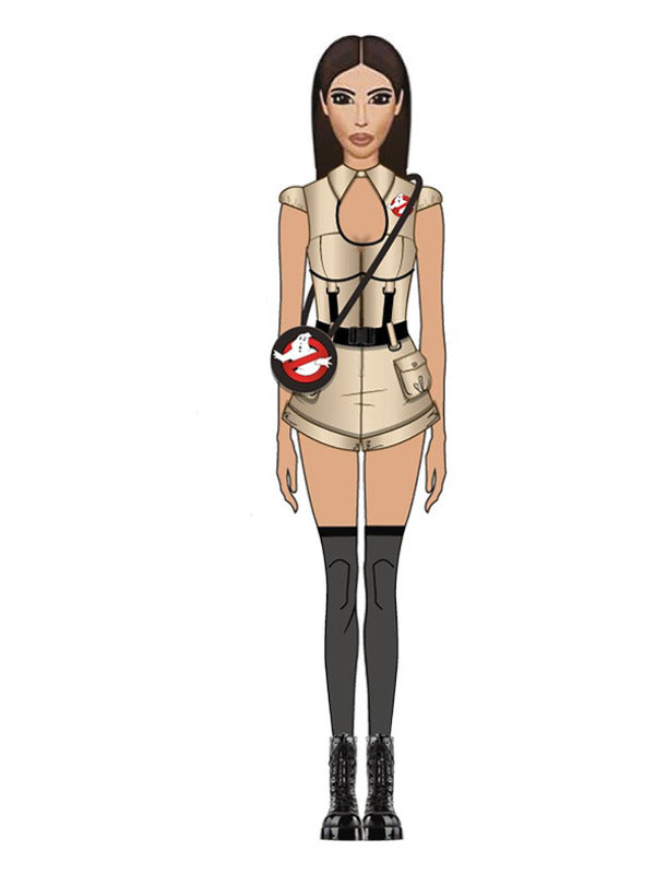 womens ghostbusters hotpant outfit