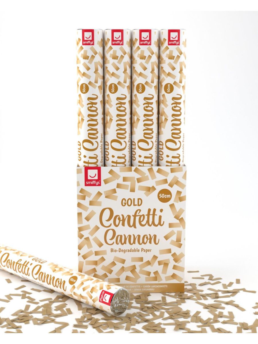 Confetti Cannon - Gold Biodegradable
