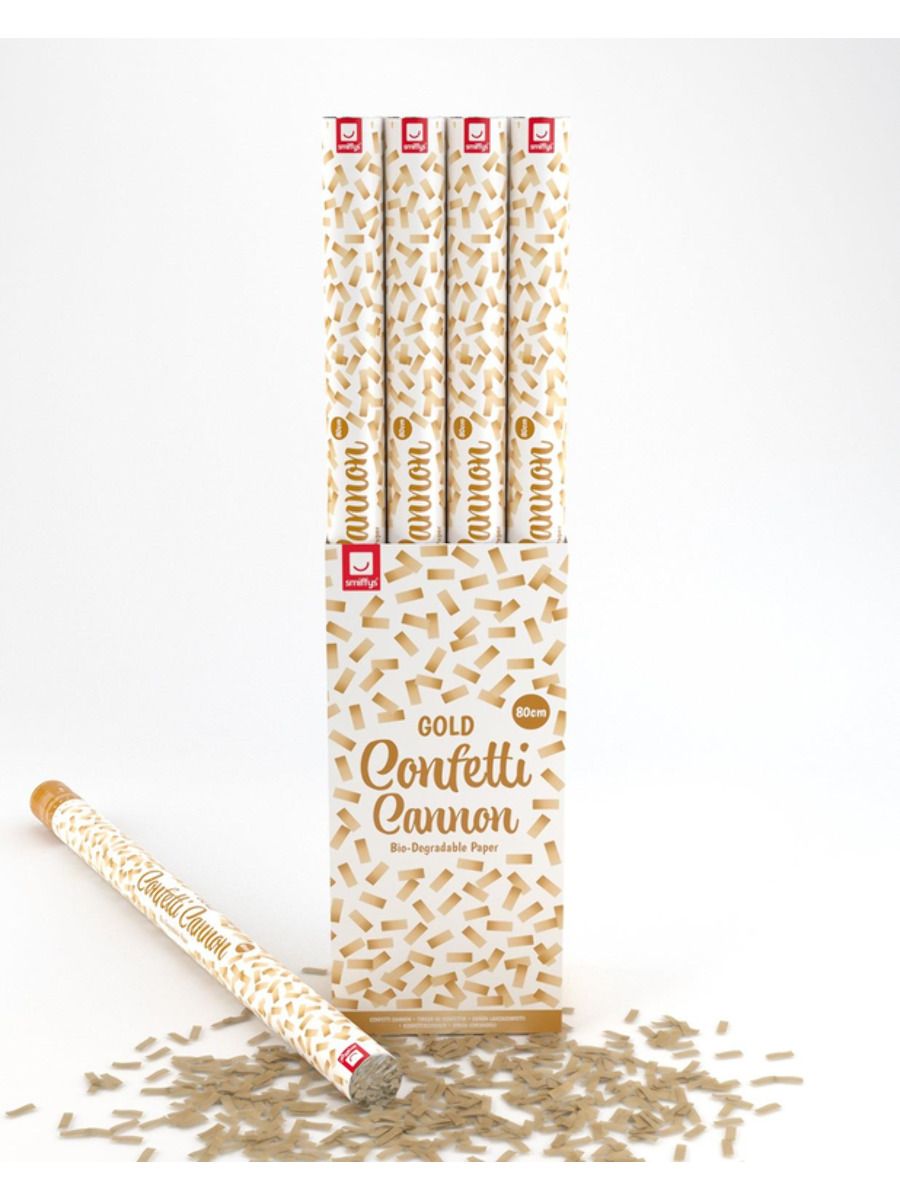Confetti Cannon - Gold Biodegradable