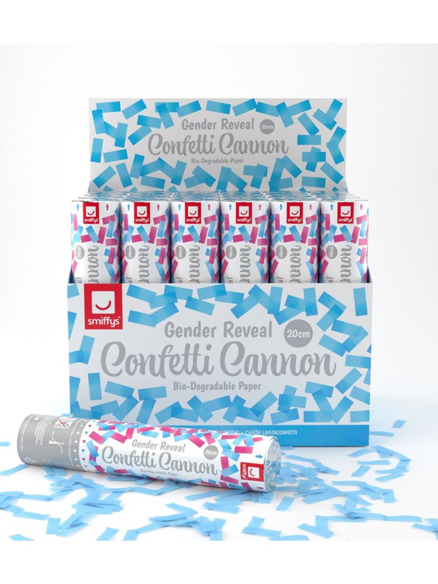 Confetti Cannon - Gender Reveal Blue or Pink