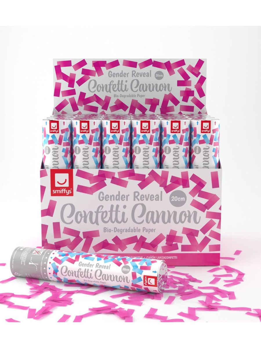 Confetti Cannon - Gender Reveal Blue or Pink