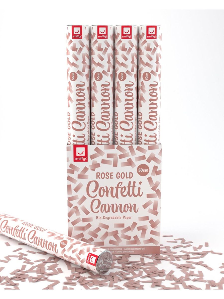 Confetti Cannon - Rose Gold Biodegradable