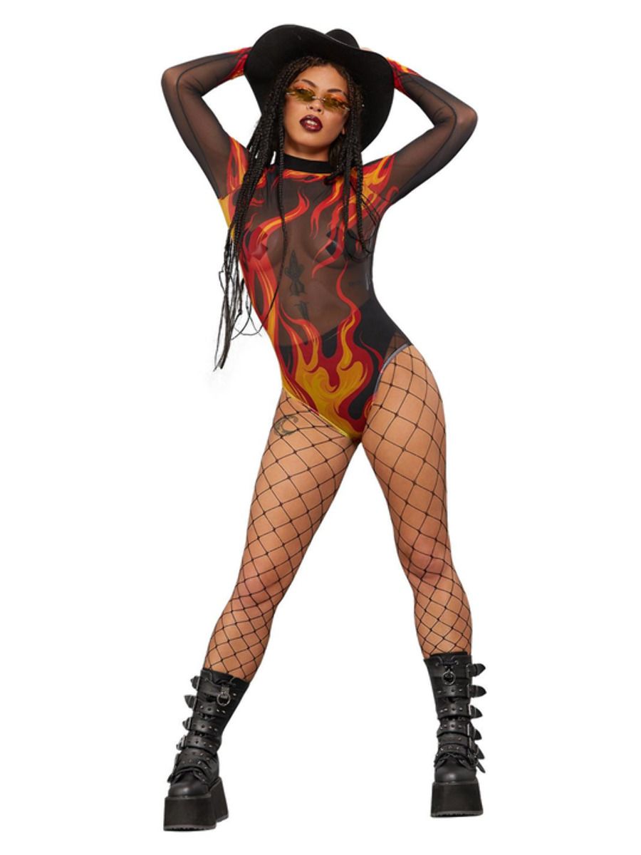 Fever Flame Body Suit