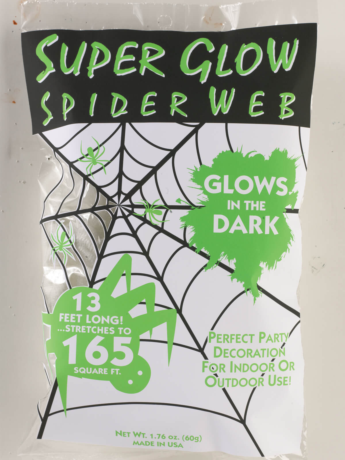 60 Gram Glow-In-Dark Web